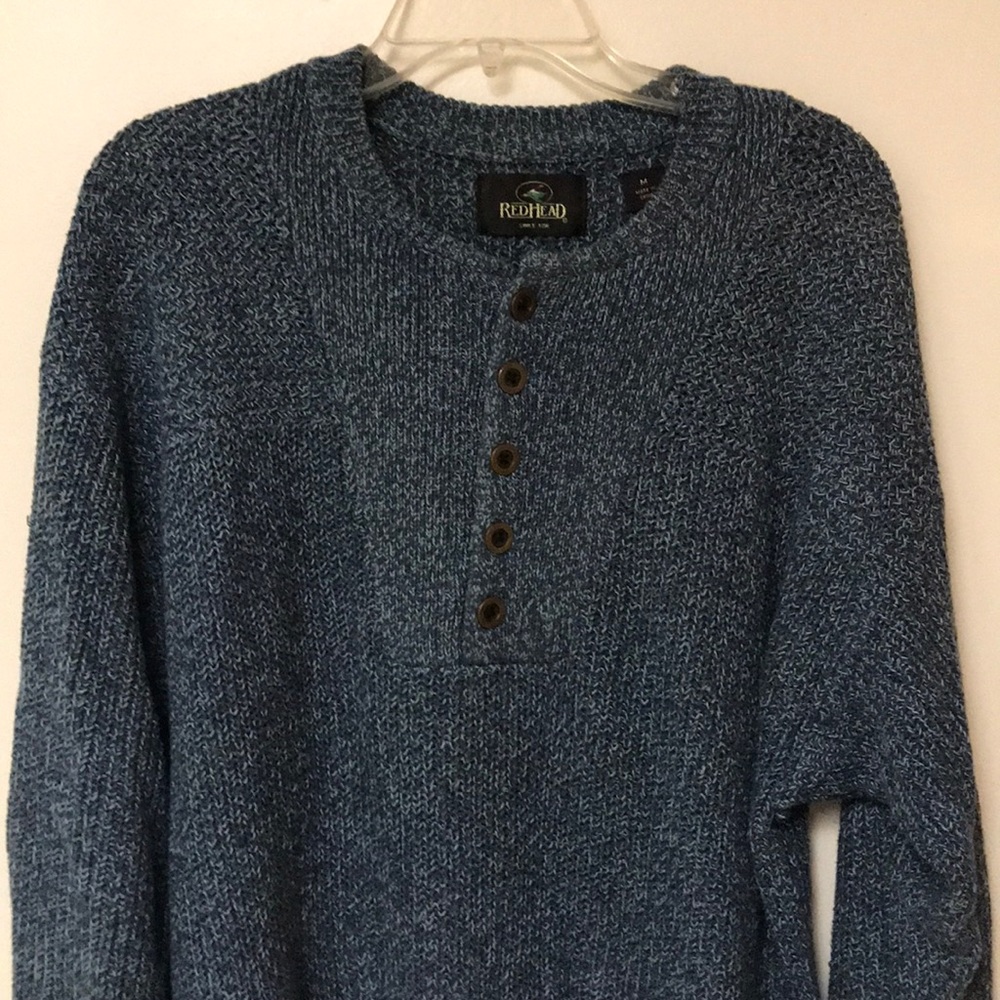 Redhead Mid-button Sweater